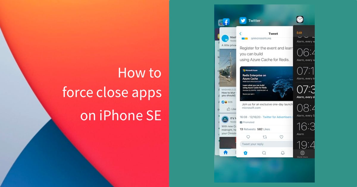 How to easily force close apps on iPhone SE